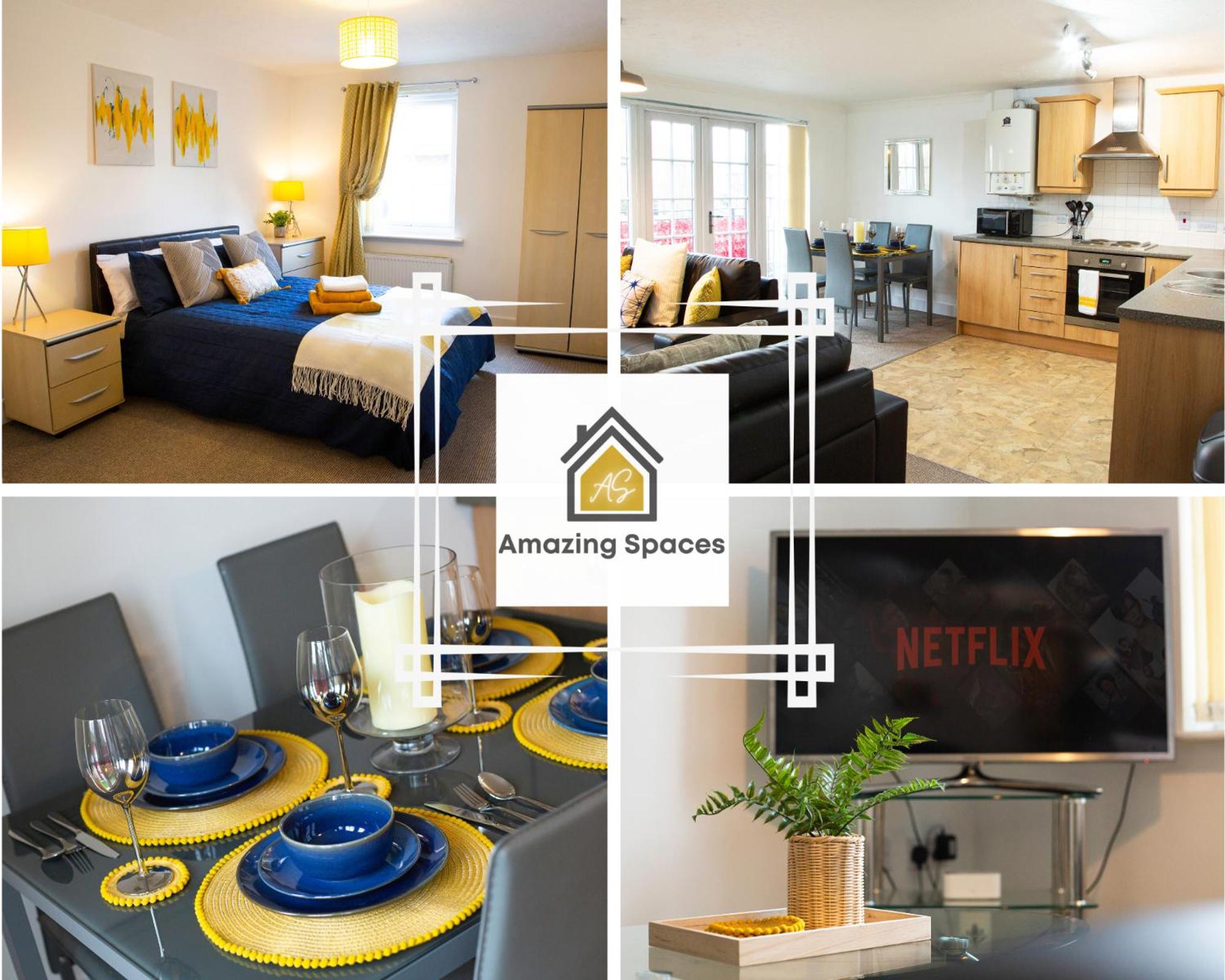 Executive 2 Bed Flat In Stockton Heath By Amazing Spaces Relocations Ltd Warrington Eksteriør bilde